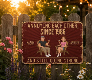 Everlasting Love - Personalized Custom Metal Sign