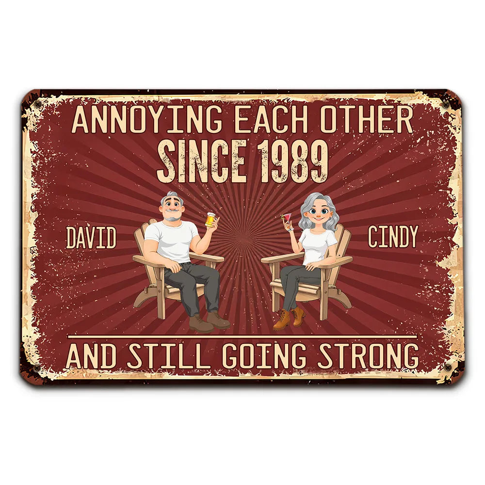 Everlasting Love - Personalized Custom Metal Sign