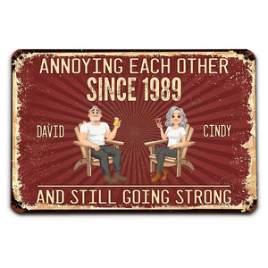 Everlasting Love - Personalized Custom Metal Sign