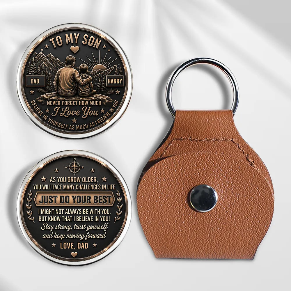 Keep Moving Forward Son - Personalized Custom Pocket Hug