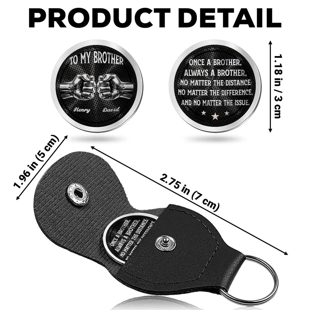 Once A Brother And Always A Brother - Personalized Custom Pocket Hug