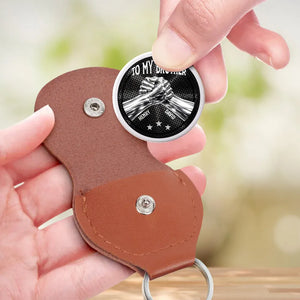 Side By Side Brother - Personalized Custom Pocket Hug