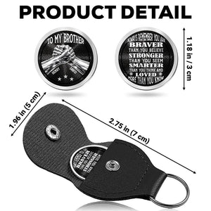 Side By Side Brother - Personalized Custom Pocket Hug