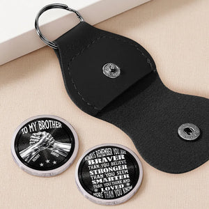 Side By Side Brother - Personalized Custom Pocket Hug