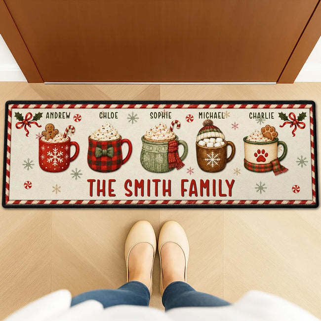 Christmas Together - Personalized Runner Rug