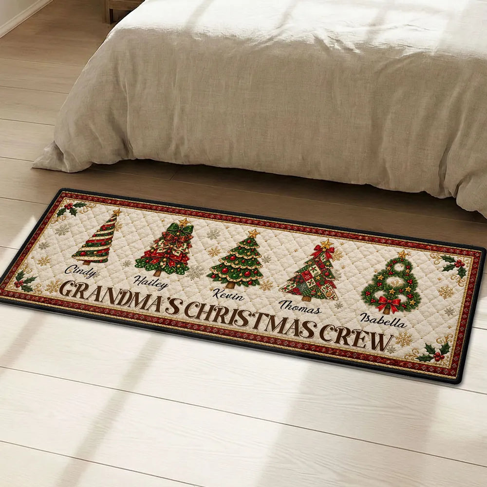 Christmas Crew - Personalized Runner Rug