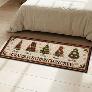 Christmas Crew - Personalized Runner Rug