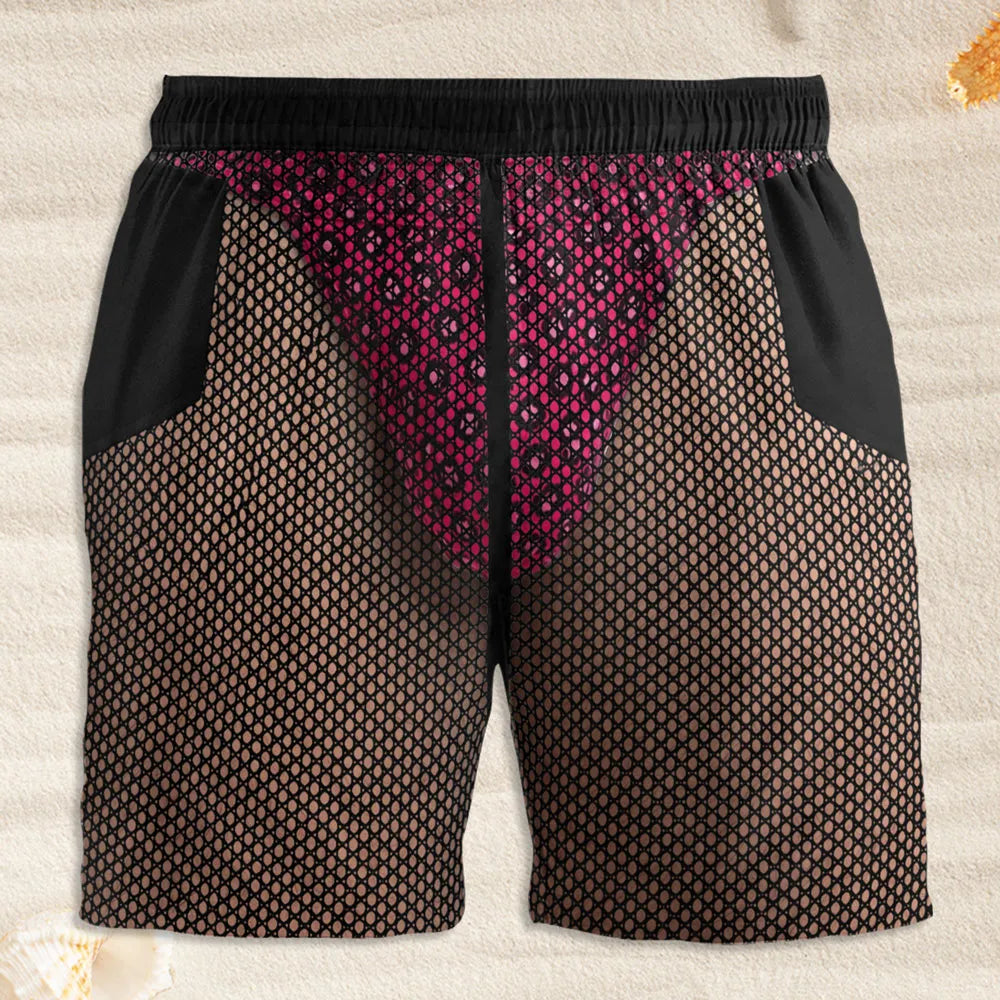 We Crack Us Up - Personalized Beach Shorts
