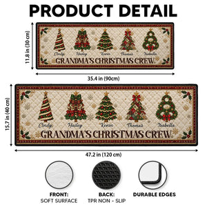 Christmas Crew - Personalized Runner Rug