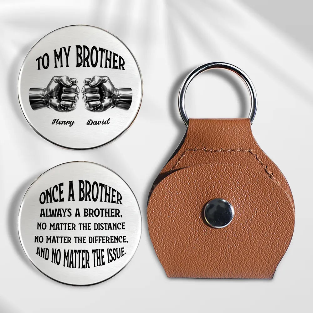 Once A Brother And Always A Brother - Personalized Custom Pocket Hug