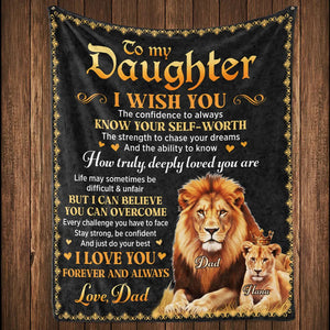 Just Do Your Best - Personalized Custom Fleece Blanket