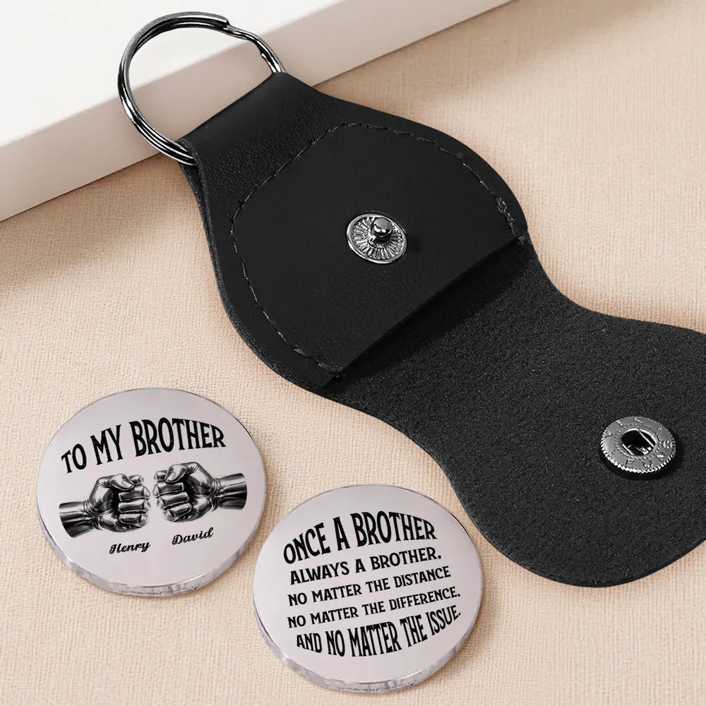 Once A Brother And Always A Brother - Personalized Custom Pocket Hug