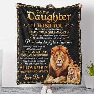 Just Do Your Best - Personalized Custom Fleece Blanket