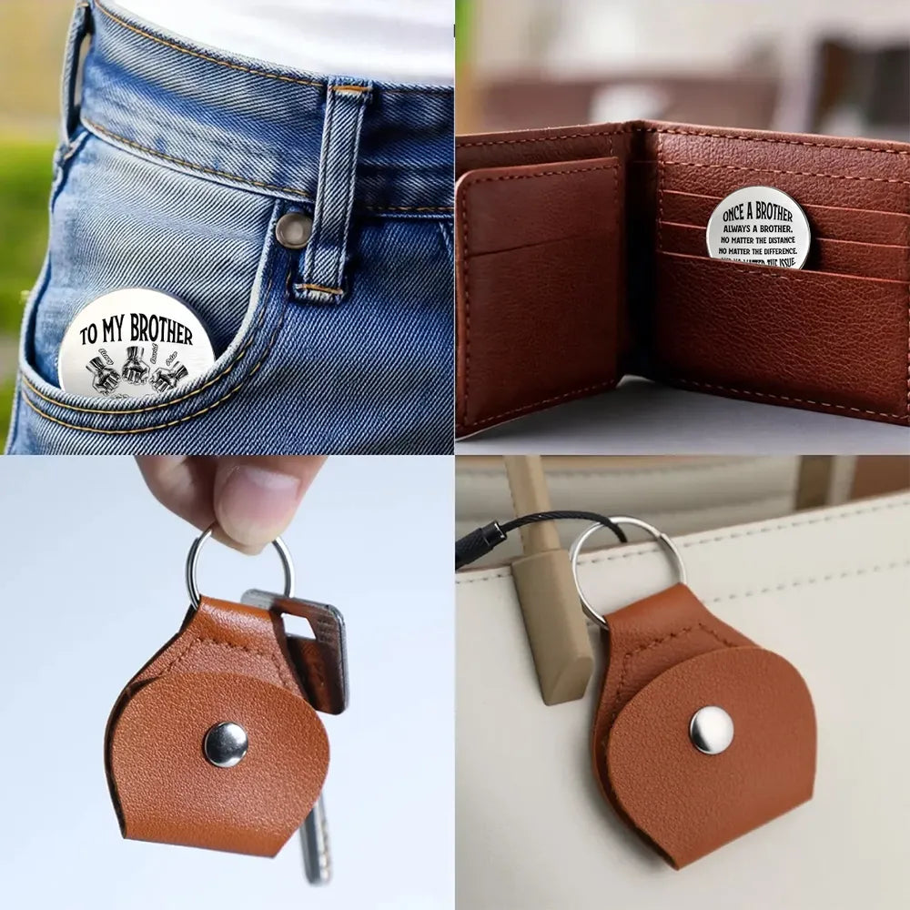 Once A Brother And Always A Brother - Personalized Custom Pocket Hug