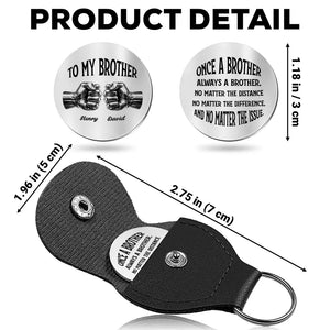 Once A Brother And Always A Brother - Personalized Custom Pocket Hug