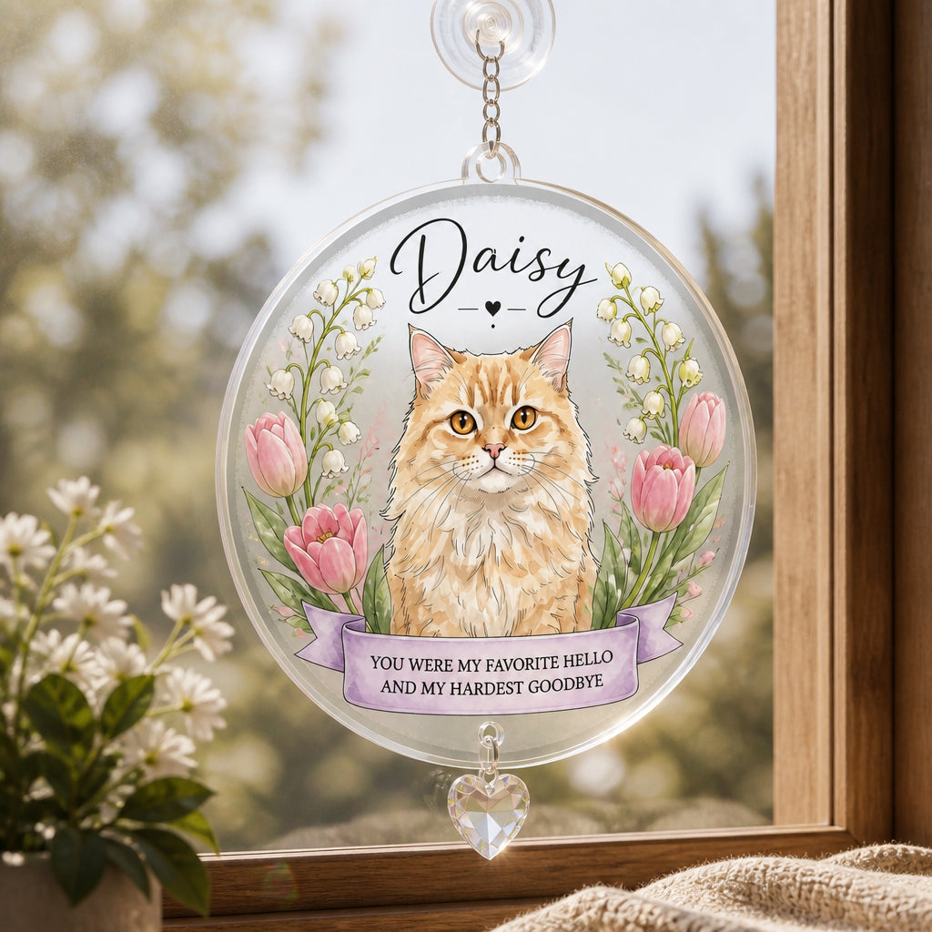 Custom Pet Memorial Ceramic Book Vase – Watercolor Portrait & Name - Personalized 1 Layered Suncatcher with Charm 3c718a12-7aa9-4fb6-bd2a-2e6f92042f23.jpg