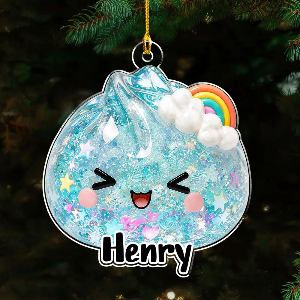 Personalized Name Glitter Dumpling Ornament, Cute Kawaii Christmas Tree Decoration, Custom Family Keepsake Gift for Kids and Dumpling Lovers 3c78b423-f92b-4548-8ffa-865ec74f03cd-4.webp