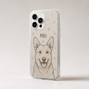 Custom Pet Portrait Phone Case — Sketch + Name - Personalized Phonecase 3c905472-bf1a-4bdd-9323-74468d9b44cc.jpg