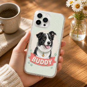 Custom Pet Portrait Phone Case (Photo Upload + Name) - Personalized Phonecase 3c9c8f94-e986-4013-aedc-c5b7e77979dc.jpg