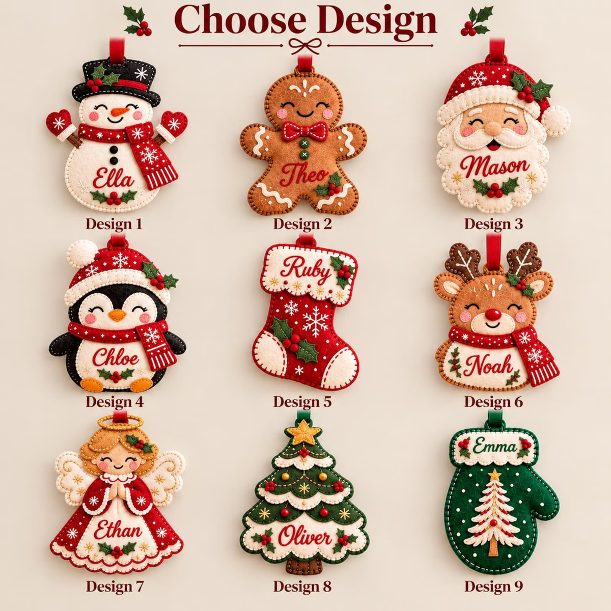 Personalized Felt Christmas Ornament with Custom Name, Handmade Holiday Tree Decoration, Christmas Keepsake Gift 3c9df960-34ee-4557-9ec4-cf4676199c9c-11.png