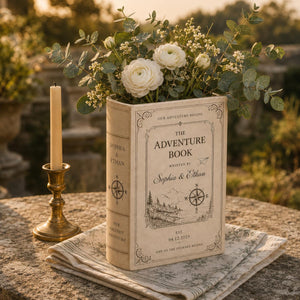 Custom Toile De Jouy Ceramic Book Vase, Personalised Wedding Gift for Couple, Bridal Shower Gift, Engagement, Wedding Gift, Bridesmaid Gift 3cb06ba8-894a-44f7-9427-1e3e6ed8b3dd-5.jpg
