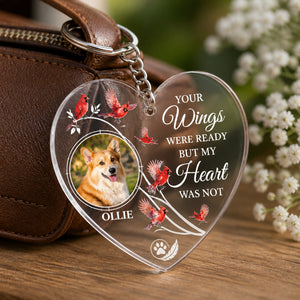 Pet Memorial Cardinal Heart Acrylic Keychain – Photo + Name - Personalized Acrylic Keychain 3cc5eacd-d30f-4296-a712-dfe896cf23dc.jpg