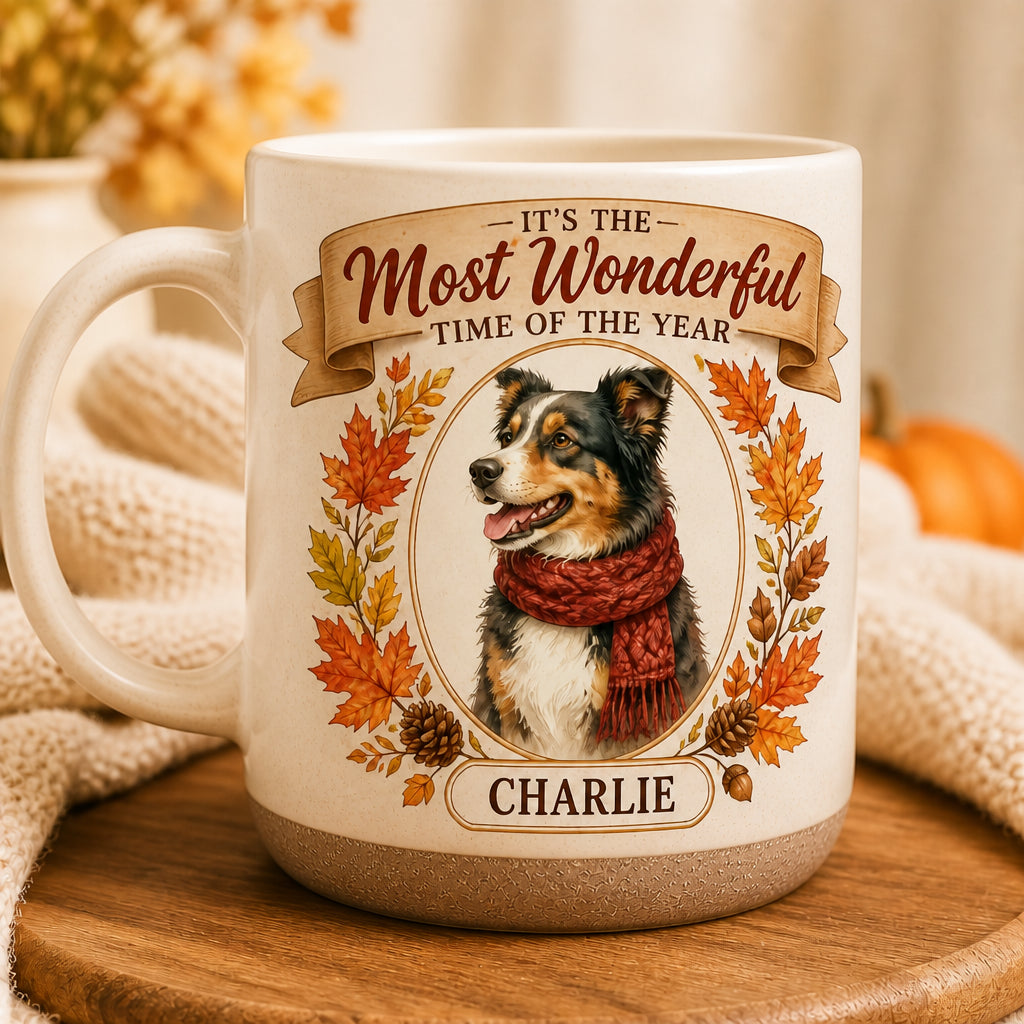 Autumn Pet Portrait Pottery Mug – It’s The Most Wonderful Time Of The Year - Personalized Pottery Mug 3cd052e3-9bdc-4665-9215-a6164cad6a9a.jpg