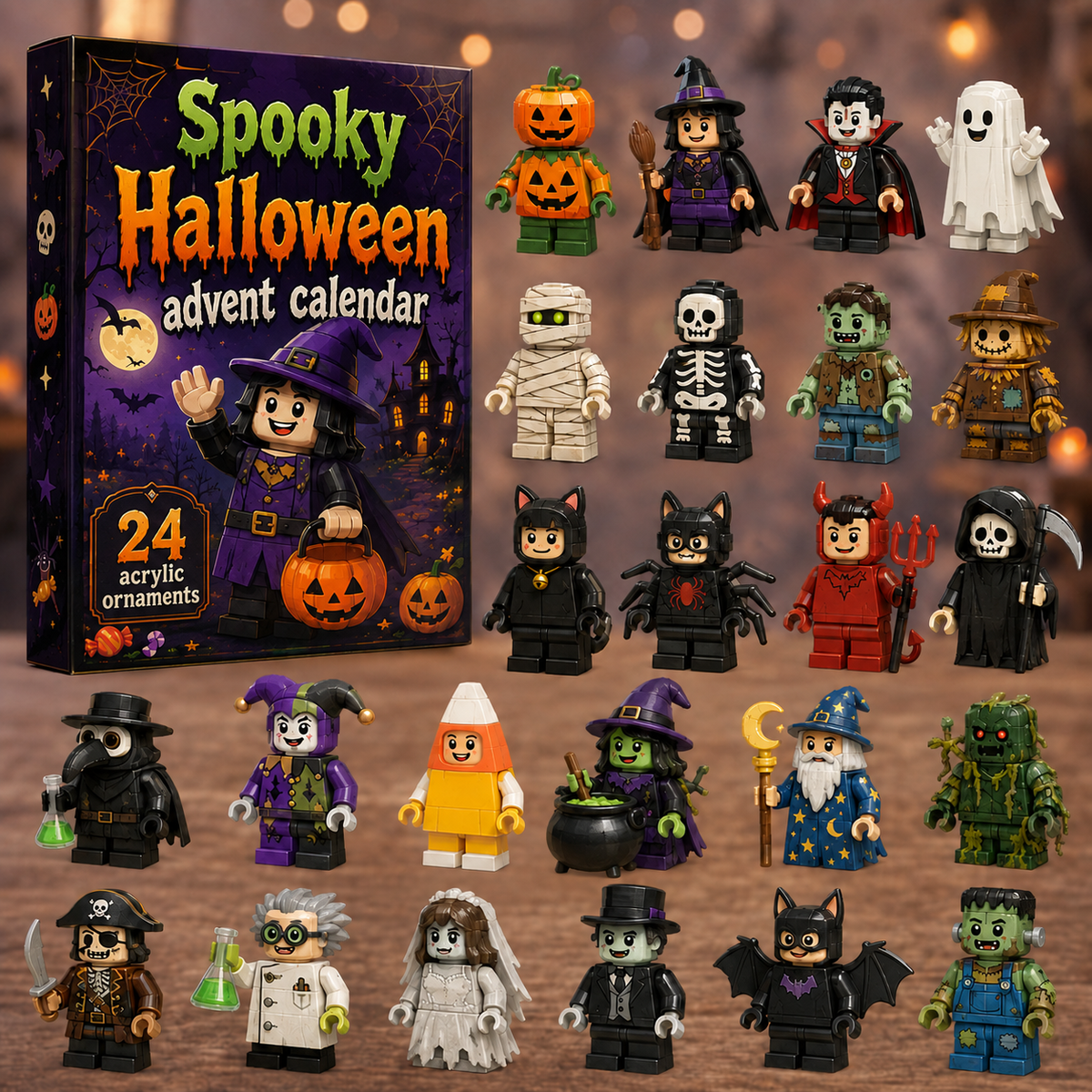 Spooky Halloween Advent Calendar 2026 - 24 Day Spirits Countdown, Acrylic Charms Blind Box, Gift For Horror Fans 3cd24dd3-b675-46f6-9564-1fc5570b0c84-spooky-halloween.png