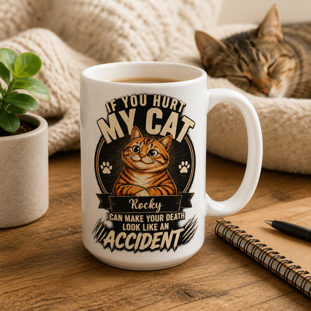 If You Hurt My Cat — Personalized Name Mug - Personalized Mug 3d12548d-a142-4bb5-b6d6-a5662d4555da.jpg