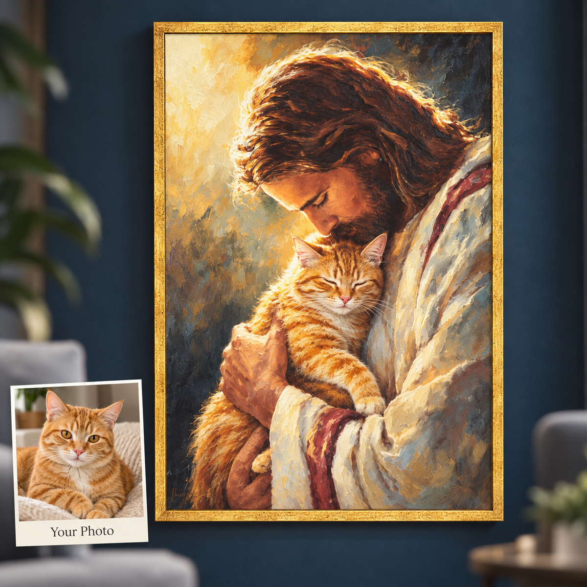 Personalized Jesus Holding Cat Canvas Wall Art – Custom Cat Portrait from Photo, Christian Gift for Cat Lovers & Spiritual Home Decor 3d31e503-afc5-41e4-b91c-3f1b2b533e13-Tranh-canvas-Ch-a-m-m-o-m-p-v-ng.png