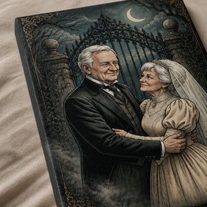 Custom Gothic Wedding Couple Portrait Canvas – Photo to Illustration - Personalized Canvas 3d326038-9a7a-46fb-a8b2-bba6de5eadfb.jpg