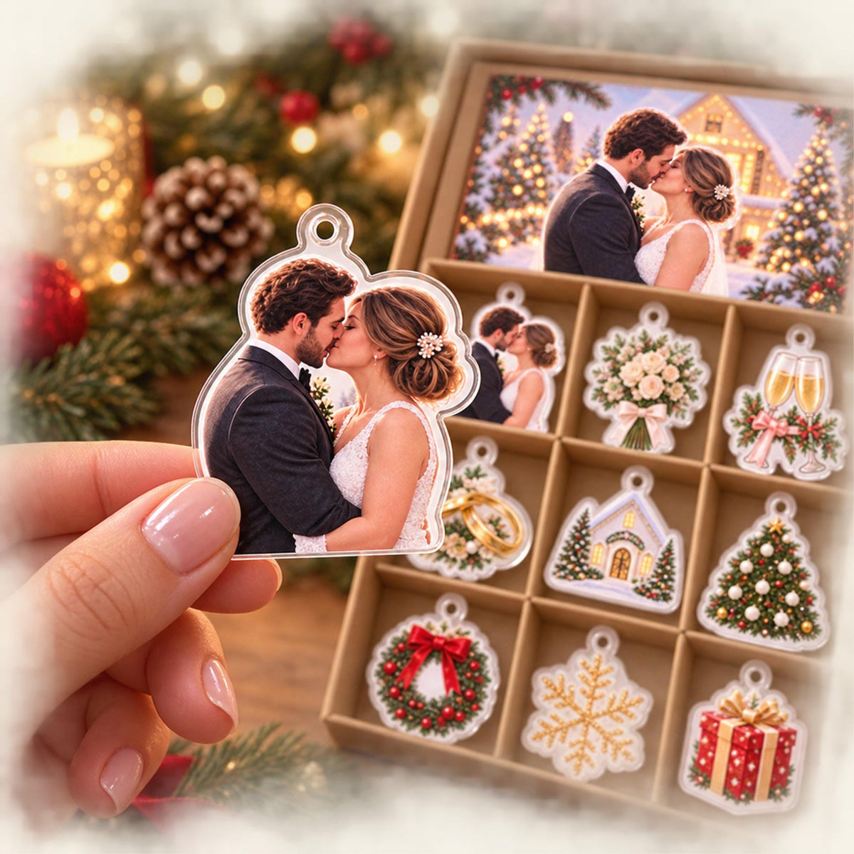 Personalized Wedding Memory Advent Calendar with 24 Custom Photo Acrylic Ornaments, Newlywed Christmas Gift, Wedding Keepsake for Couple 3d7f55de-b200-487d-a2a6-89fa9f7554b7-il_fullxfull.8638008275_iqrc.jpg