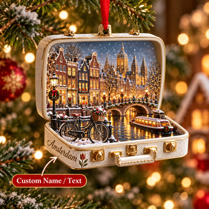Personalized Amsterdam 3D Suitcase Ornament – Custom Name Netherlands Christmas Keepsake for Amsterdam Lovers & Travelers 3d8edb28-7e31-428d-9d50-f708cde0f768-Image-Sep-15-2026-09_59_42-AM-4-.png