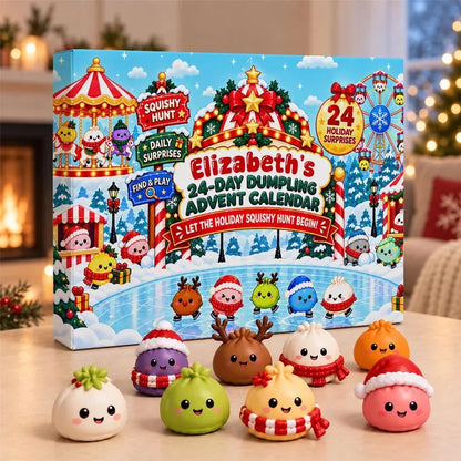 Personalized Name Dumpling Squishy Advent Calendar, 24 Days Squishy Hunt Countdown, Squishy Fidget Toys, Kids Christmas Gift 3da3fa82-0183-432e-958f-25fb81b56282-fghrtf-1-.webp
