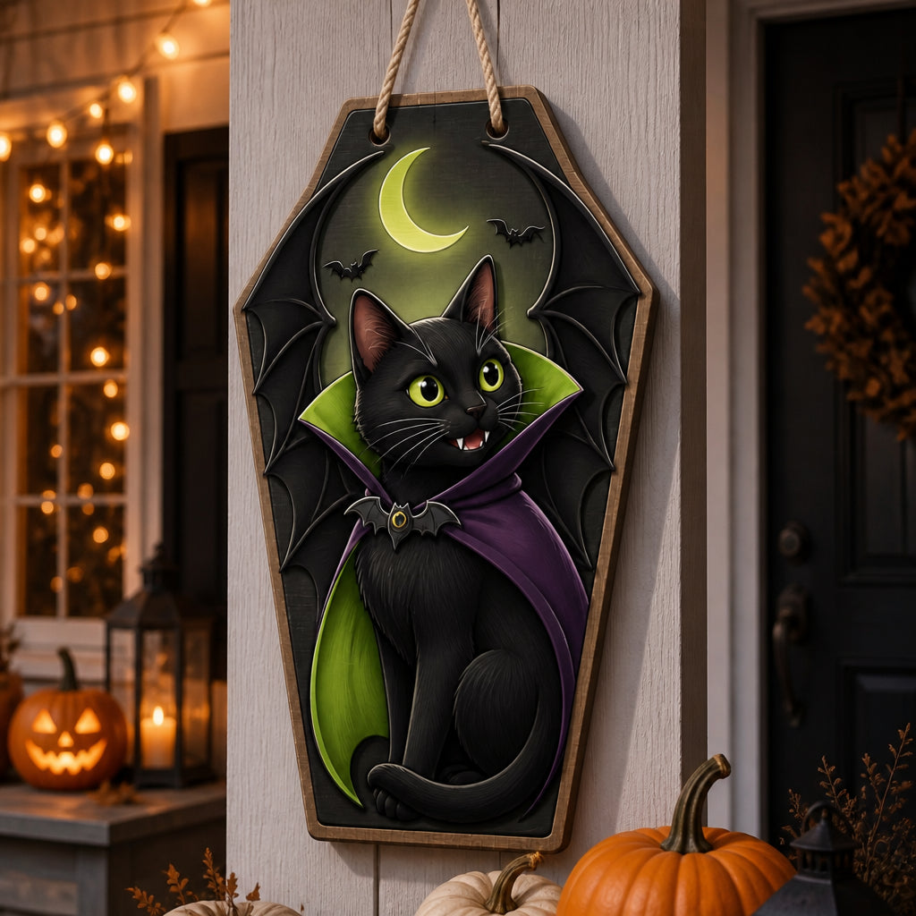 Custom Halloween Vampire Pet Door Sign – Photo to Cartoon - Personalized Wood Sign 3dc08ac5-66a8-47dd-8e8c-0efa5230a380.jpg