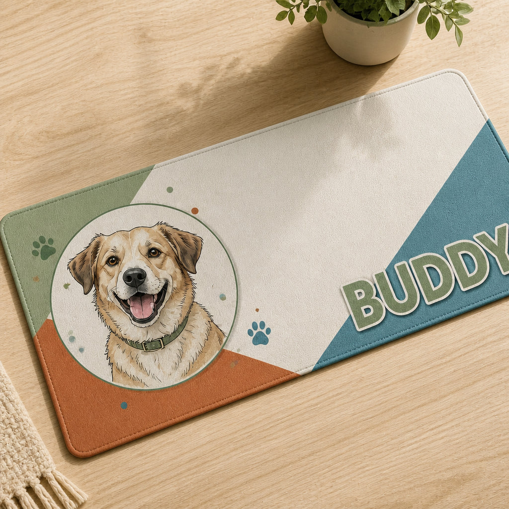 Custom Pet Portrait Desk Mat with Name - Personalized Leather Deskmat 3dcaea6b-f09c-45b0-9662-ddd1a02e6a65.jpg