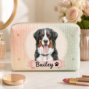 Custom Pet Portrait Makeup Bag – Watercolor Cameo - Personalized Bubble Gauze Makeup Bag 3dce053e-ef32-4b35-98d6-df82e62f3adb.png