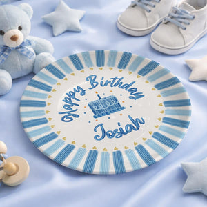 Personalized Birthday Plate for Boy, Custom Name Ceramic Keepsake, Birthday Gift for Kids, Family Party Decor, Memory Plate 3dd2035f-9a27-442b-80ee-96f82a7fd9cd-6.jpg