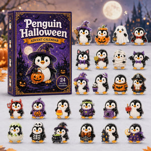 Penguin Halloween Advent Calendar 2026 - 24-Day Festive Countdown, Acrylic Charms Blind Box - Gift For Penguin Lovers 3df2177a-3638-4961-b0b9-291462c81861-penguin.jpg