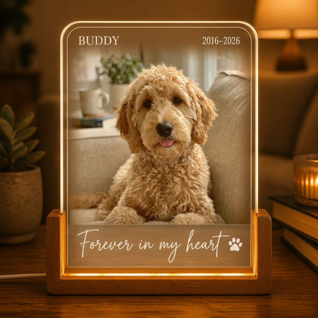 Custom Pet Memorial Acrylic Night Light – Photo, Name & Dates - Personalized Acrylic Night Light 3df453b8-61b4-4aad-954c-eb46f9332331.png