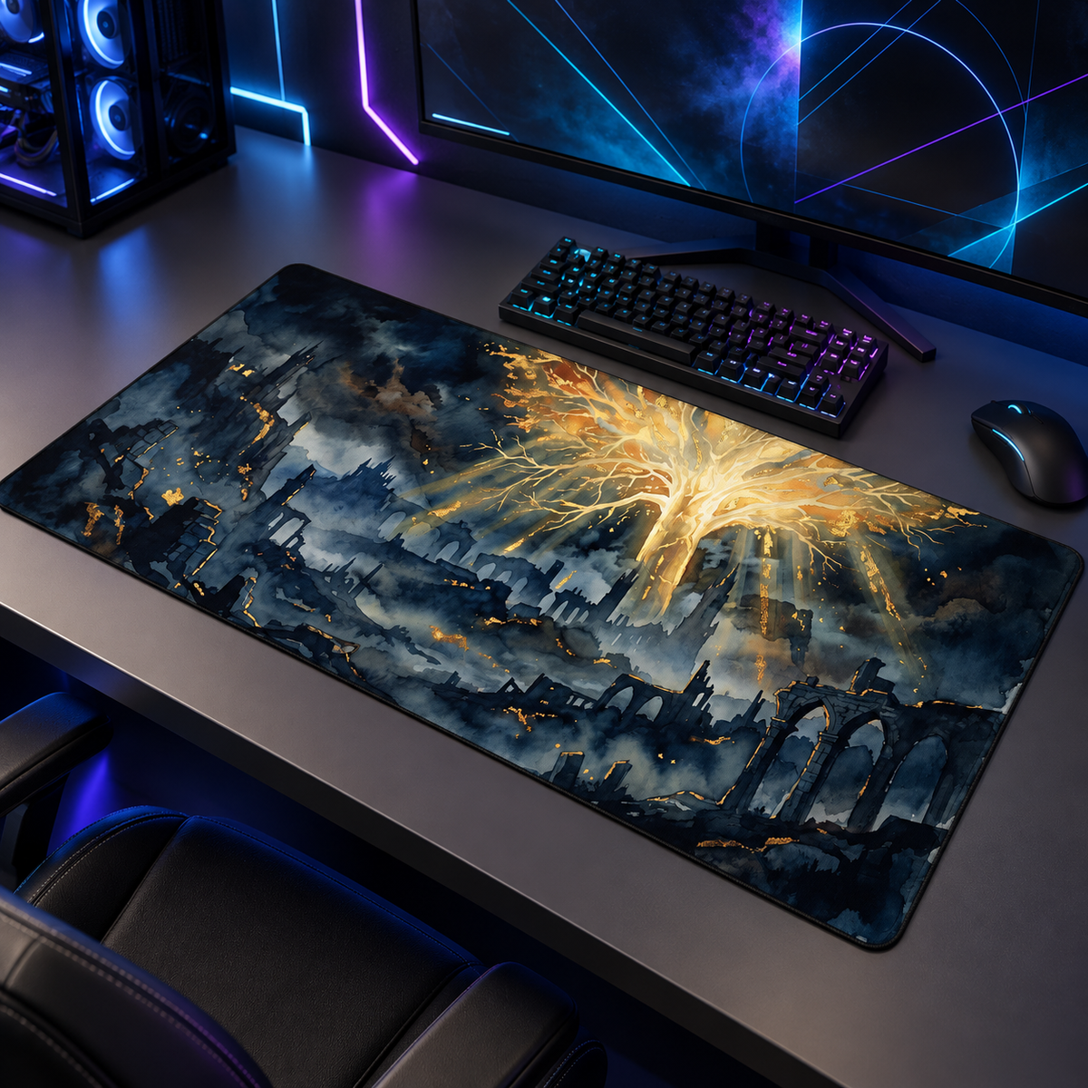Erdtree Elden Ring Desk Mat, Dark Fantasy Mouse Pad, Soulsborne Gaming Setup Decor, Gift For Gamer, Game Lover 3dfa1421-19ac-4b8f-bb38-8849a7d58ebc-Th-m-gaming-trong-g-c-m-y-t-ng-lai.png
