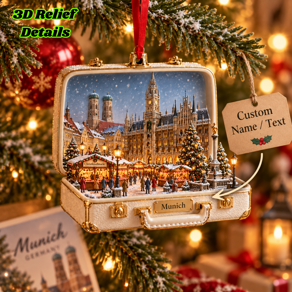 Personalized Munich 3D Suitcase Ornament – Custom Name German Christmas Market Keepsake for Germany Lovers & Travelers 3dff0ede-480e-4c5b-919d-497f5dcbbbe7-mockup-annotated-1789439858252.png