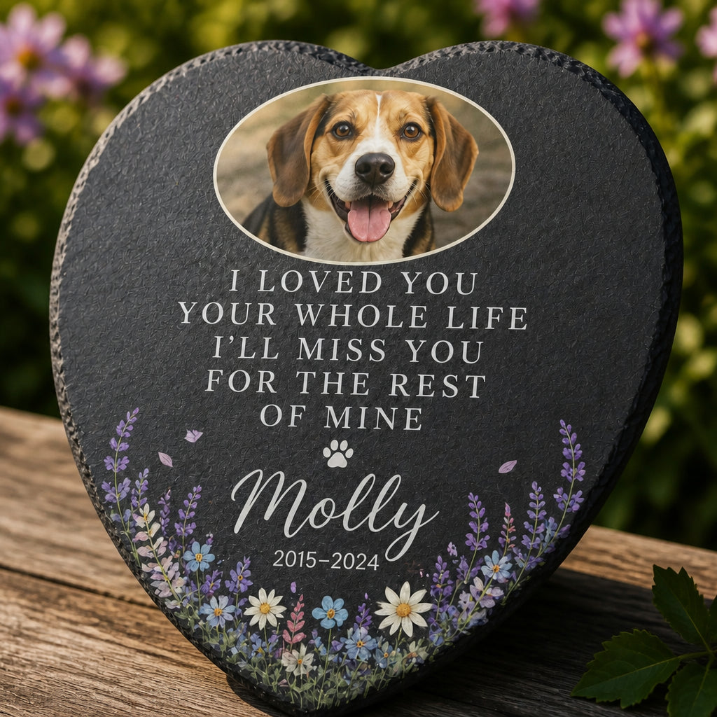 Pet Memorial Heart Garden Stone – Photo, Name & Years - Personalized Memorial Stone 3e2239ff-6e7f-4253-a667-07572a5bb615.jpg