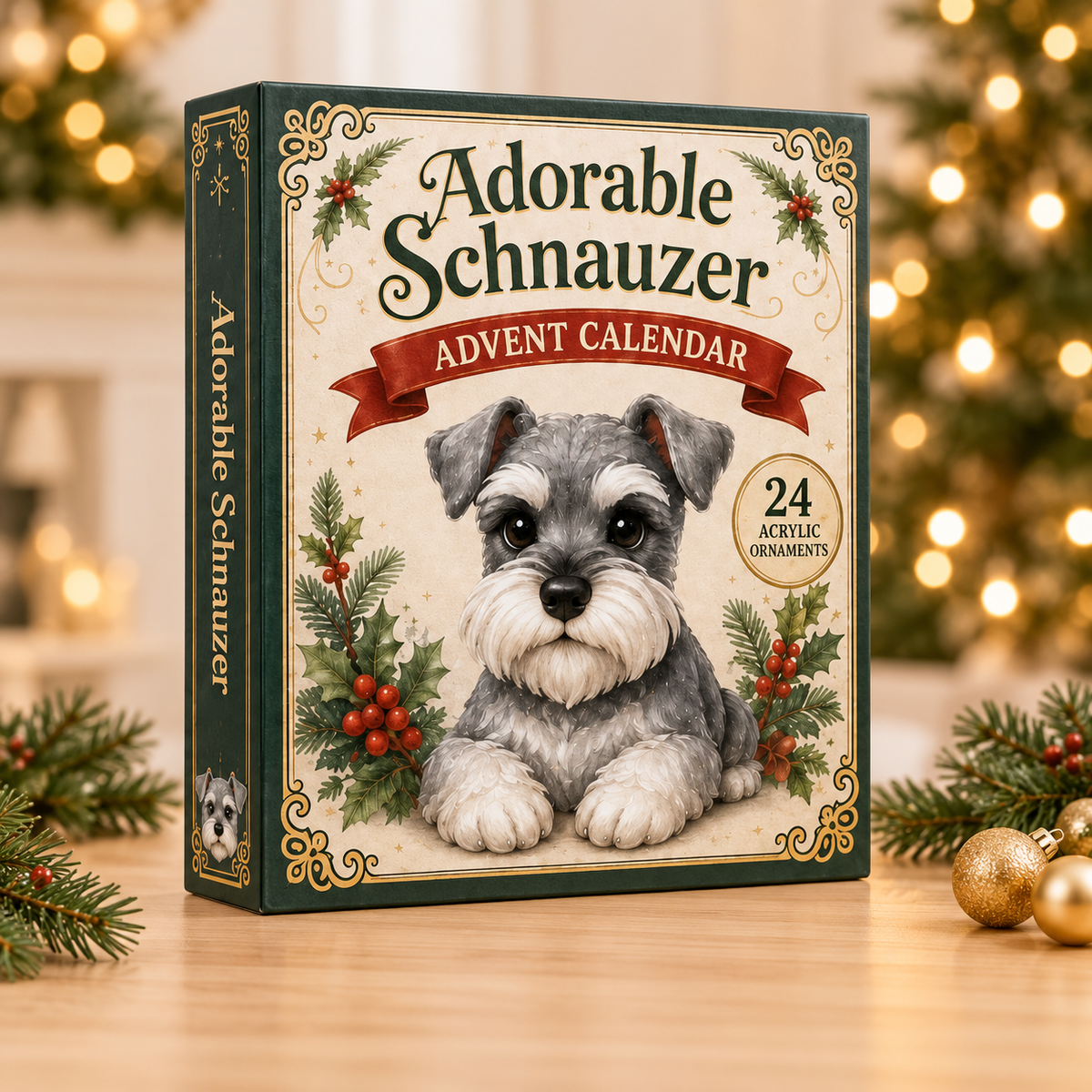 Adorable Schnauzer Advent Calendar 2026 - 24-Day Festive Countdown, Acrylic Charms Blind Box - Gift For Dog Lovers 3e2a0978-4140-4e3c-80c1-bf4dd2d33096-schnauzer-box.png