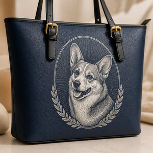 Custom Pet Portrait Leather Shoulder Bag - Personalized Leather Shoulder Bag 3e2c8217-63e8-4756-a6cb-370c4d32bb66.jpg