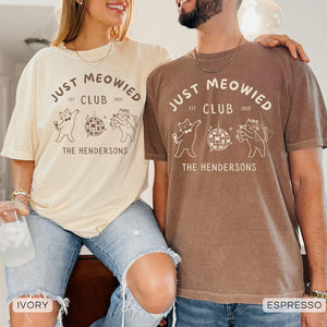 Just Married Cat Wedding Shirt Newlywed Couple Matching T-Shirt Comfort Colors Mr And Mrs Tee Just Meowied Honeymoon Gift For Bride Groom 3e6be89d-4875-4125-9fab-bf968795355e-ggggg-4-.jpg