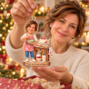 Personalized Baker Christmas Ornament – Custom Photo & Text, Mom Baking Ornament, Christmas Gift for Mom, Grandma & Baking Lovers 3e9cb948-4c57-470c-b5d7-fc2c93ca02d0-Mom-s-Personalized-Baking-Ornament-4.png