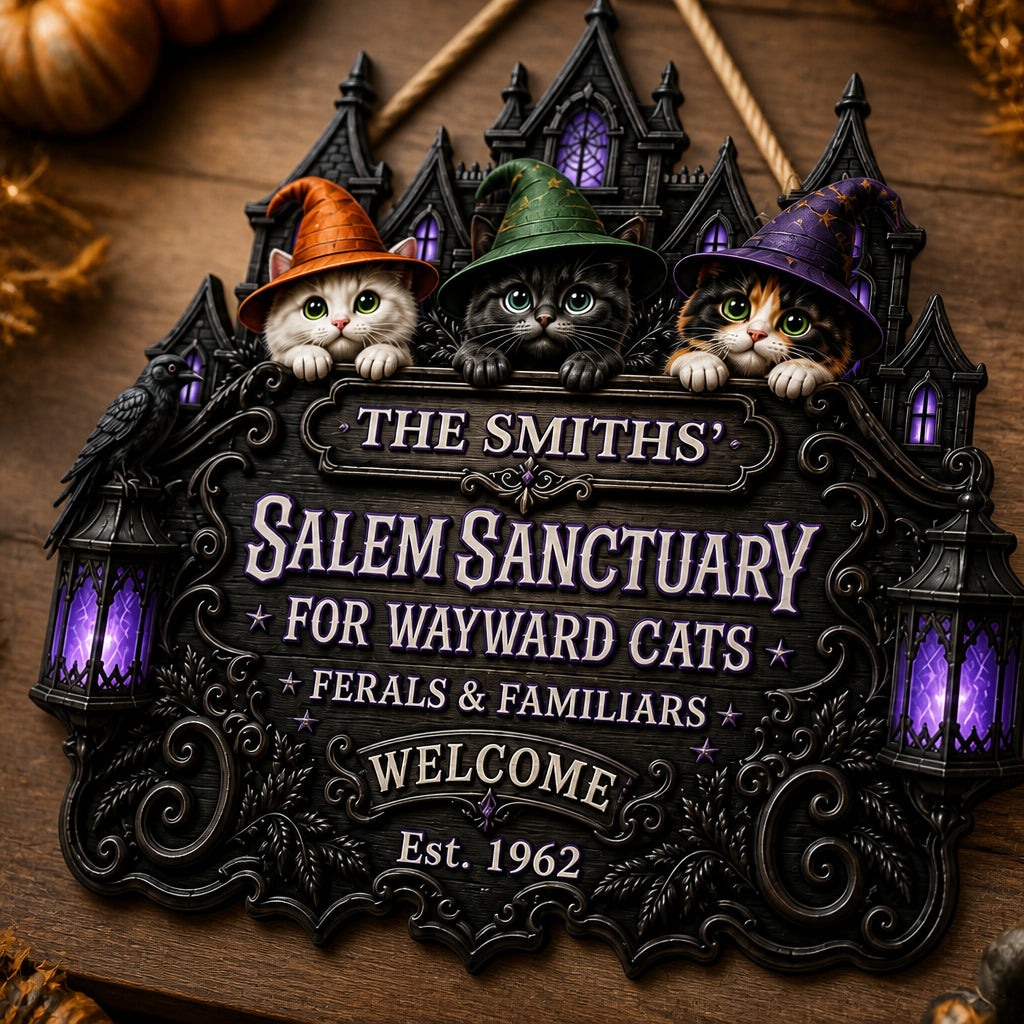 Personalized Salem Sanctuary Cat Door Sign - Personalized Wood Sign 3e9f639e-a7d2-4c7e-99ad-76e4f41e3275.jpg