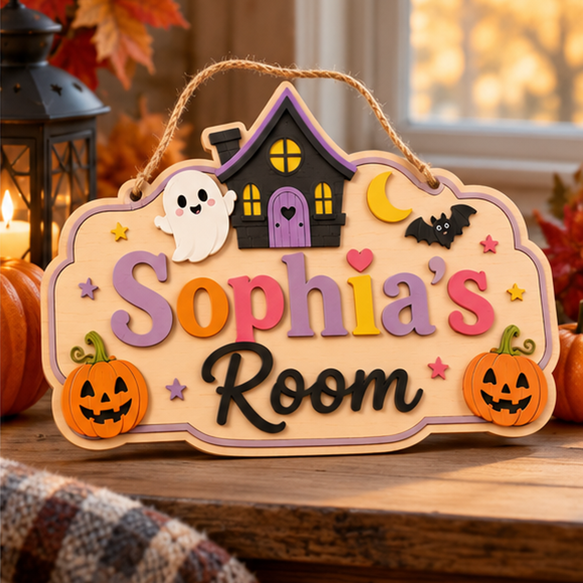 Personalized Halloween Kids Door Sign, Custom Name Room Decor, Haunted House Bedroom Door Hanger 3ea8cf0b-4cb5-4130-9756-37275d62a35a-r3.png