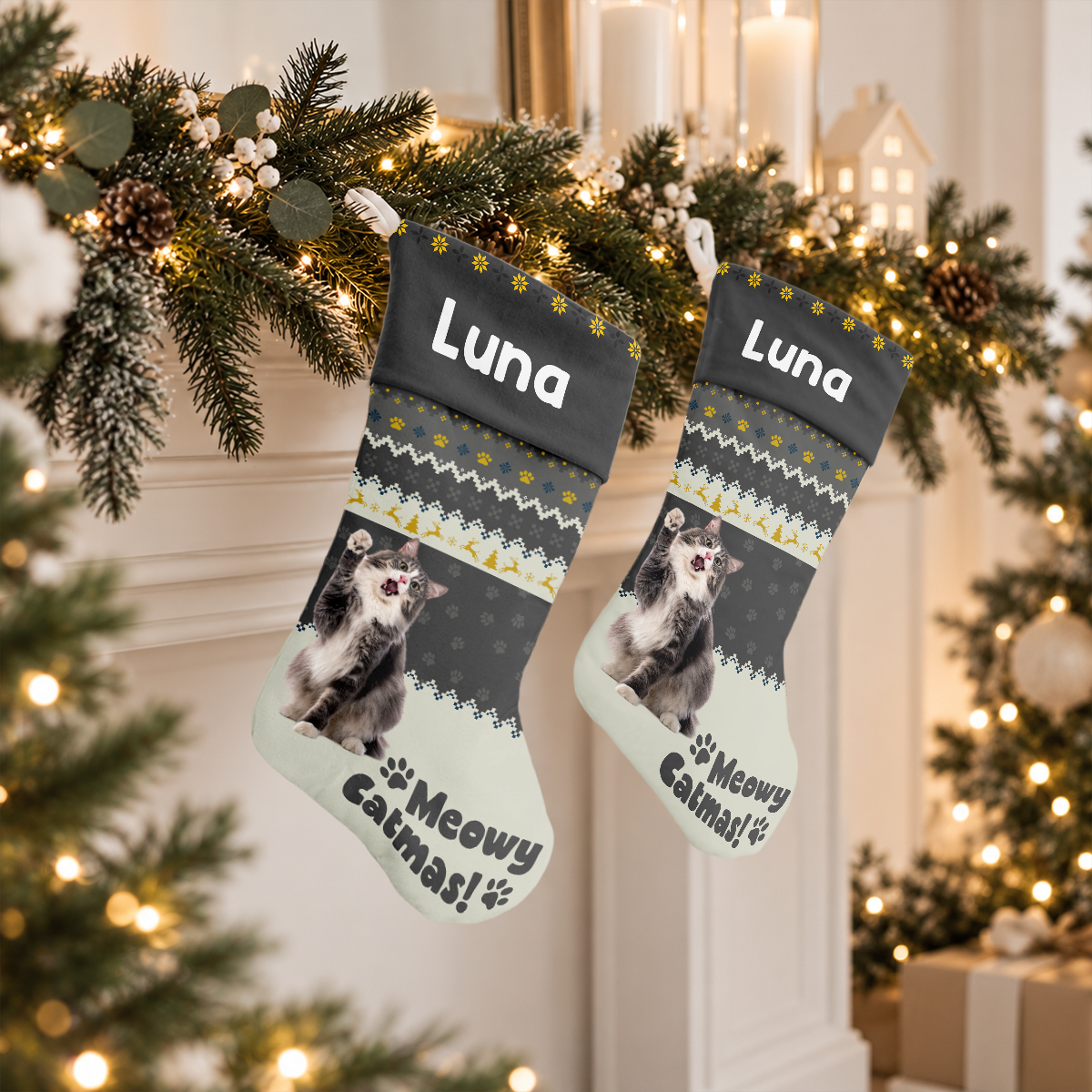 Custom Dog Photo Funny Christmas Stocking, Cute Decor, Gift For Home 3eb4f41a-8768-44d6-b623-f3618e9d47ae-j3.png